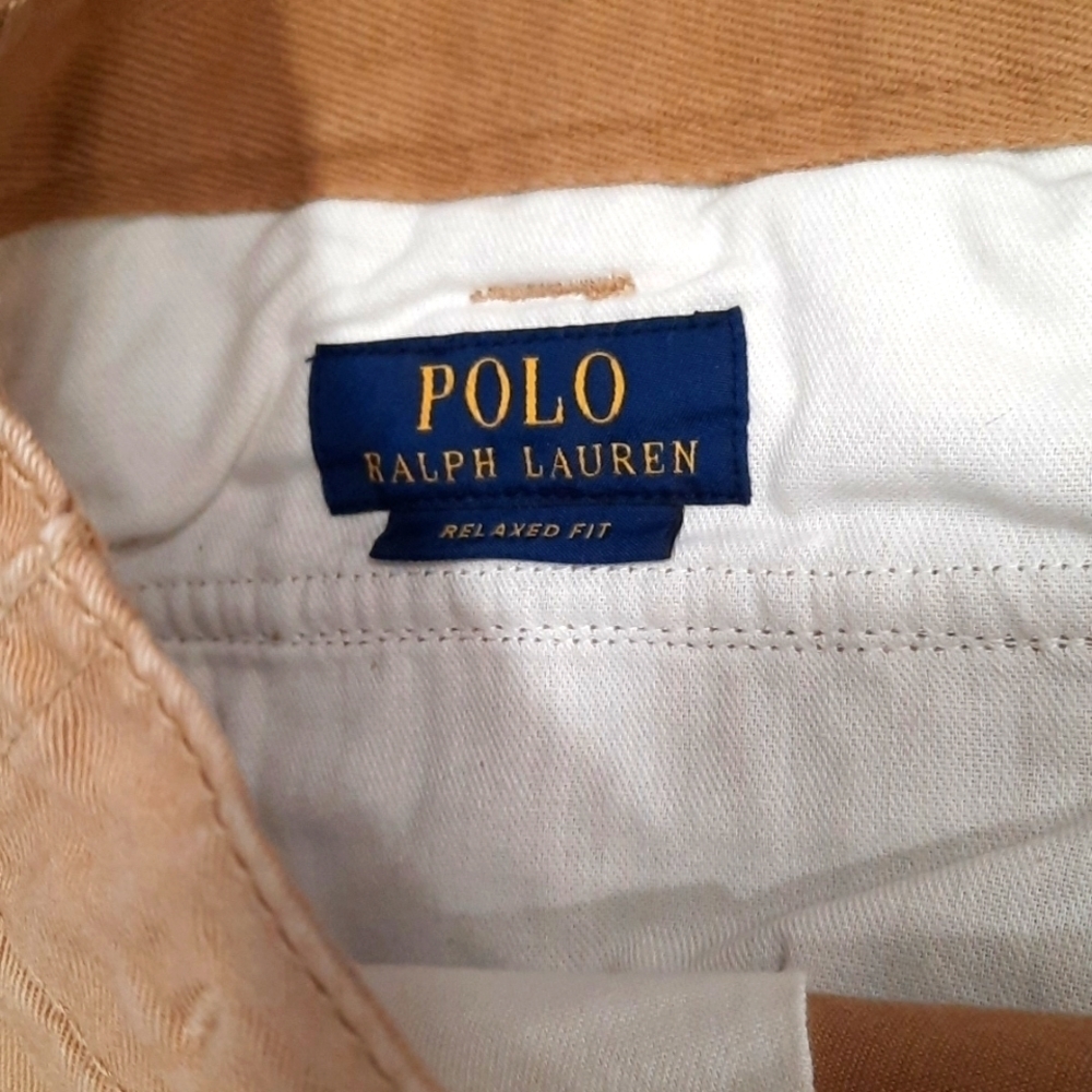 Polo Ralph Lauren Khaki Cargo Shorts - Picture 2 of 4